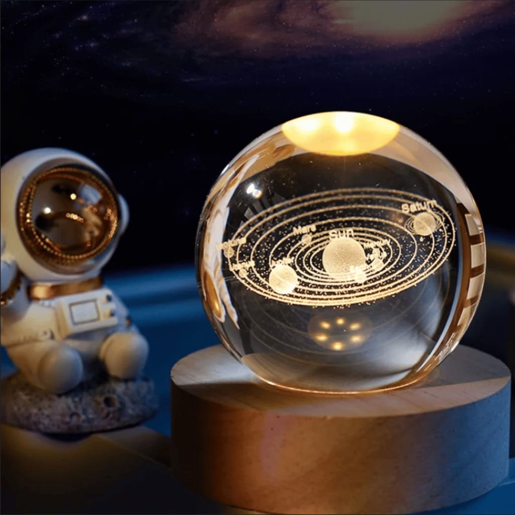 Luminária Espacial 3D - Home Sweet Home